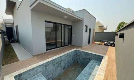 Casa térrea no Condomínio Residencial Villa D'Aquila com 3 suítes e 4 vagas de garagem - R$ 1.520.00