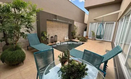 Casa térrea no condomínio terras do sinhô ii com 3 suítes e 4 vagas de garagem - r$ 2.700.000,00