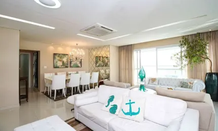 Excelente apartamento com 3 suítes na pompéia, santos - 207 m², varanda gourmet e vista para o mar