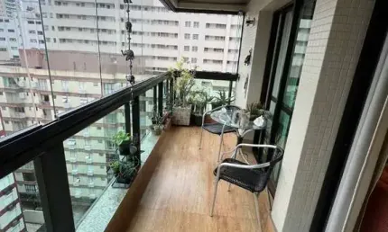 Apartamento com 3 dormitórios à venda, 108 m² por R$ 1.120.000,00 - Pompéia - Santos/SP