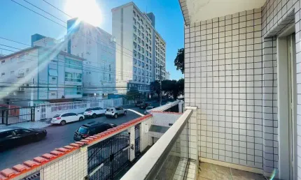 Apartamento com 2 dormitórios à venda, 90 m² por r$ 400.000,00 - gonzaga - santos/sp