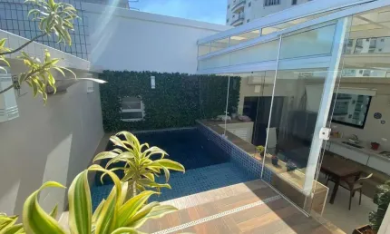Cobertura com 3 dormitórios à venda, 277 m² por R$ 1.890.000,00 - Ponta da Praia - Santos/SP
