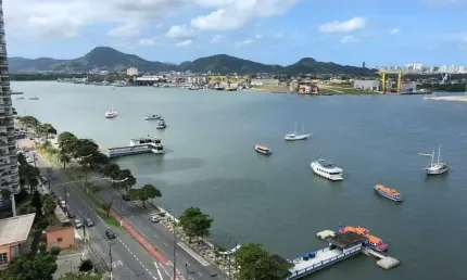 Cobertura com 4 dormitórios à venda, 900 m² por R$ 9.000.000,00 - Ponta da Praia - Santos/SP