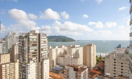 Apartamento com 4 dormitórios à venda, 204 m² por R$ 3.250.000,00 - Boqueirão - Santos/SP