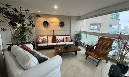 Apartamento com 4 dormitórios à venda, 204 m² por r$ 3.690.000,00 - boqueirão - santos/sp
