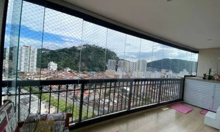 Apartamento com 2 quartos à venda na Avenida Senador Pinheiro Machado, 960, José Menino, Santos