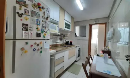 Apartamento com 2 dormitórios à venda, 75 m² por R$ 445.000,00 - Aparecida - Santos/SP