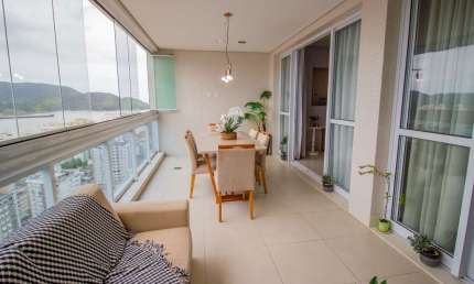 Apartamento com 1 dormitório à venda, 106 m² por R$ 1.600.000,00 - Aparecida - Santos/SP