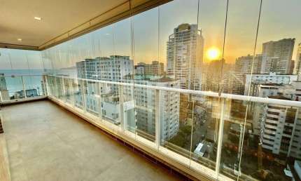 Apartamento com 3 dormitórios à venda, 120 m² por R$ 2.200.000,00 - Embaré - Santos/SP