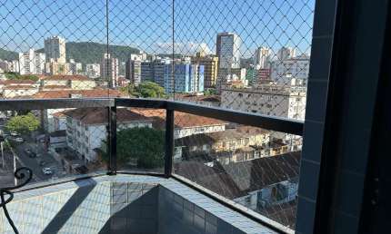 Apartamento com 2 dormitórios à venda, 85 m² por R$ 550.000,00 - Encruzilhada - Santos/SP