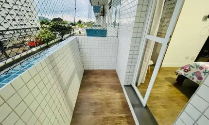 Apartamento com 1 dormitório à venda, 43 m² por r$ 438.000,00 - gonzaga - santos/sp