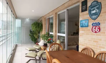 Apartamento com 3 dormitórios à venda, 130 m² por R$ 1.900.000,00 - Gonzaga - Santos/SP