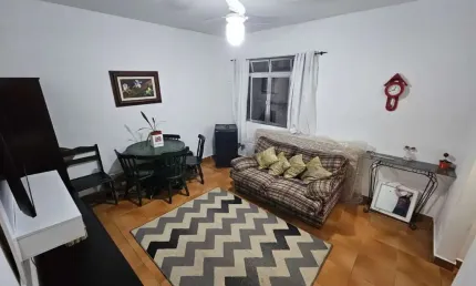 Apartamento com 1 dormitório à venda, 70 m² por r$ 320.000,00 - josé menino - santos/sp