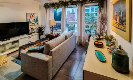 Apartamento com 2 dormitórios à venda, 72 m² por r$ 830.000,00 - embaré - santos/sp