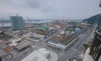 Sala comercial com 1 sala à venda na Rua Viscondessa do Embaré, 230, Valongo, Santos, 43 m2 por R$ 215.000
