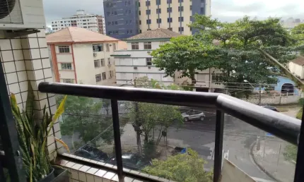 Apartamento com 2 dormitórios à venda, 82 m² por r$ 490.000 - encruzilhada - santos/sp