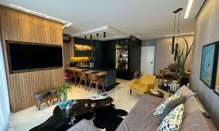 Apartamento com 1 dormitório à venda, 66 m² por r$ 1.190.000,00 - aparecida - santos/sp