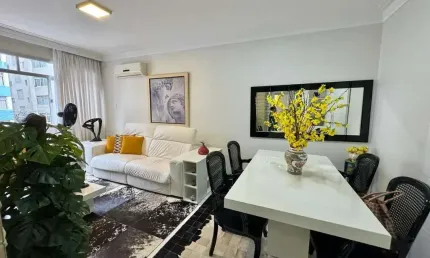 Apartamento com 3 dormitórios à venda, 101 m² por r$ 750.000 - gonzaga - santos/sp