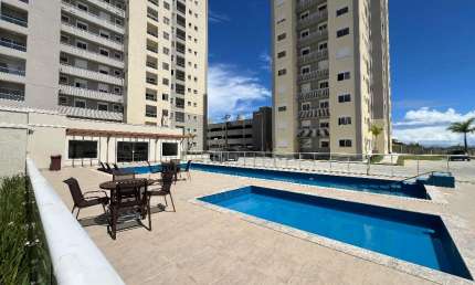 Apartamento com varanda gourmet ao lado do Parque Shopping – Mobiliado e andar alto