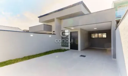 Casa com 3 quartos à venda na Rua Rolândia, 495, Cruzeiro, São José dos Pinhais, 97 m2 por R$ 729.000