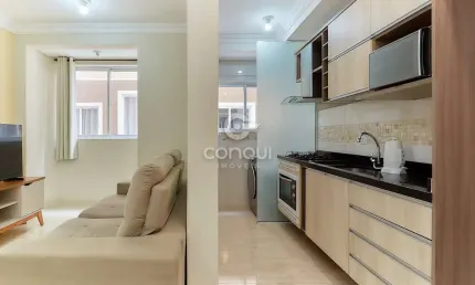Apartamento com 3 quartos à venda na Rua Professora Marieta de Souza e Silva, 944, Parque da Fonte, São José dos Pinhais, 60 m2 por R$ 235.000