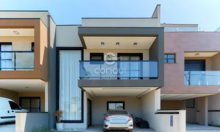 Casa em condomínio fechado com 3 quartos à venda na Rua Manoel Martins, 905, Costeira, São José dos Pinhais, 147 m2 por R$ 1.099.000