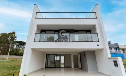 Casa em condomínio fechado com 3 quartos à venda na rua manoel martins, 905, costeira, são josé dos pinhais, 184 m2 por r$ 890.000