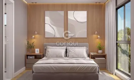 Apartamento com 3 quartos à venda na rua barão do cerro azul, 3038, bom jesus, são josé dos pinhais, 59 m2 por r$ 369.900