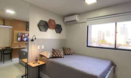 Flat à venda em Ponta da Areia, São Luís, 22m², 1 quarto