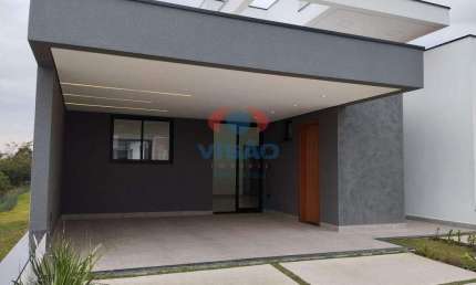 Casa em condomínio à venda, 3 quartos, 2 suítes, 4 vagas, Jardim Bréscia - Indaiatuba/SP
