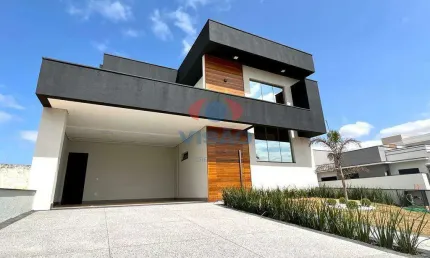 Casa em condomínio à venda, 3 quartos, 3 suítes, 4 vagas, Jardim Residencial Dona Lucilla - Indaiatuba/SP