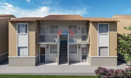 Apartamentos com 02 dormitórios em condomínio fechado com área de lazer completa