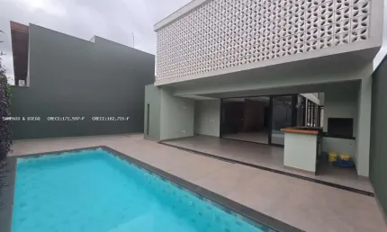 Casa Duplex para Venda em Jaboticabal, Condomínio Parque dos Girassóis, 3 dormitórios, 3 suítes, 3 banheiros, 4 vagas