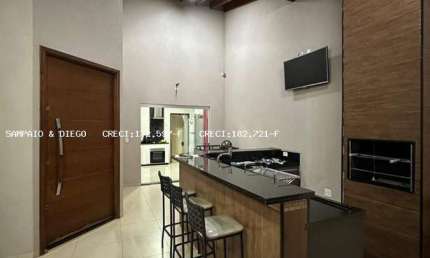 Casa para Venda em Jaboticabal, Recanto do Barreiro, 2 dormitórios, 1 suíte, 3 banheiros, 4 vagas