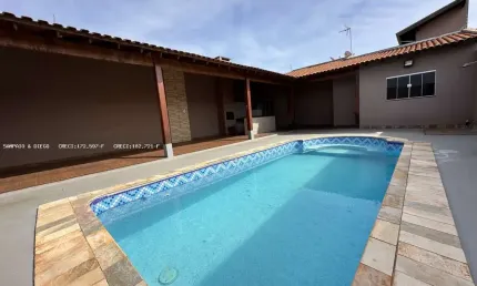 Casa para Venda em Jaboticabal, Jardim Morada Nova, 2 dormitórios, 1 suíte, 2 banheiros, 3 vagas