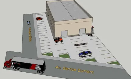 Oferto Loja c/terreno 1680m² c/ 38 vagas Lauro de Freitas
