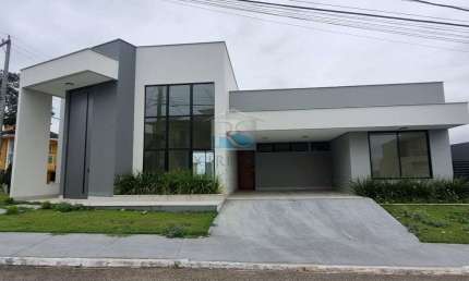 Excelente casa linear no Vale dos Cristais IV - Com 04 suites, piscina e espaco gourmet