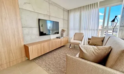 Apartamento mobiliado com 2 dormitórios em bento gonçalves