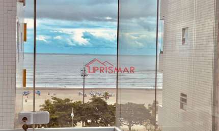 Apartamento Mobiliado Frente ao mar no José Menino - SantosSP