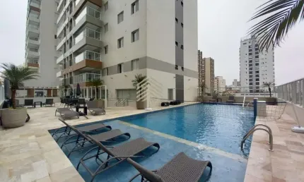 Apartamento para Venda em Santos, Gonzaga, 3 dormitórios, 3 suítes, 4 banheiros, 2 vagas