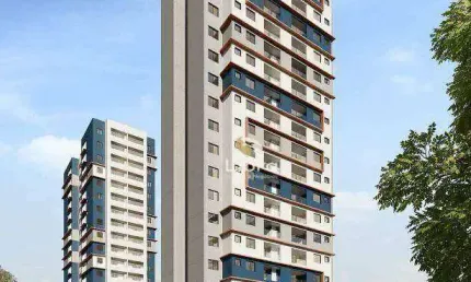 Apartamento com 1 dormitório à venda, 48 m² por R$ 550.000,00 - Biarritz Planeta - Sorocaba/SP
