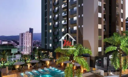 LIVE RESIDENCE - Apartamento com 2 dormitórios à venda, 66 m² por R$ 459.900 - Vila Nova - Blumenau/SC