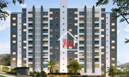 Malta 50 - hill construtora - apartamento com 2 dormitórios à venda, 66 m² por r$ 407.868 - velha - blumenau/sc