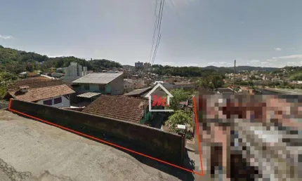 Terreno à venda, 299 m² por r$ 225.000,00 - água verde - blumenau/sc