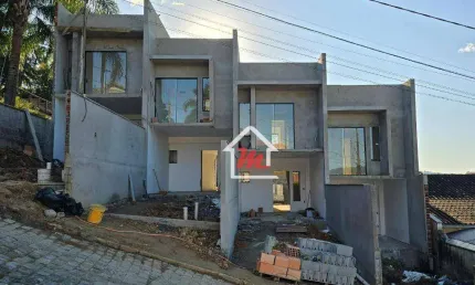 Sobrado com 2 dormitórios sendo 2 suítes à venda, 92 m² por r$ 450.000 - escola agrícola - blumenau/sc