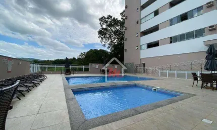 Apartamento com 2 dormitórios para alugar, 72 m² por R$ 2.950,00/mês - Velha - Blumenau/SC