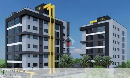 Apartamento com 2 dormitórios à venda, 62 m² por R$ 357.781,58 - Nações - Indaial/SC