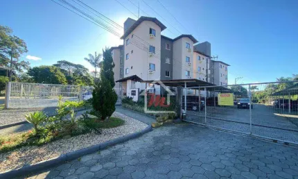 Apartamento com 2 dormitórios à venda, 46 m² por r$ 245.000,00 - água verde - blumenau/sc