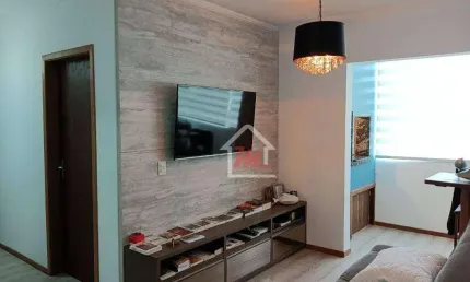 Apartamento 100% Mobiliado, com 2 dormitórios à venda, 53 m² por R$ 390.000 - Água Verde - Blumenau/SC