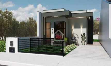 Casa térrea com 3 dormitórios, bem localizada,  amplo espaço nos fudos, à venda, 76 m² por R$ 429.900 - Benedito - Indaial/SC